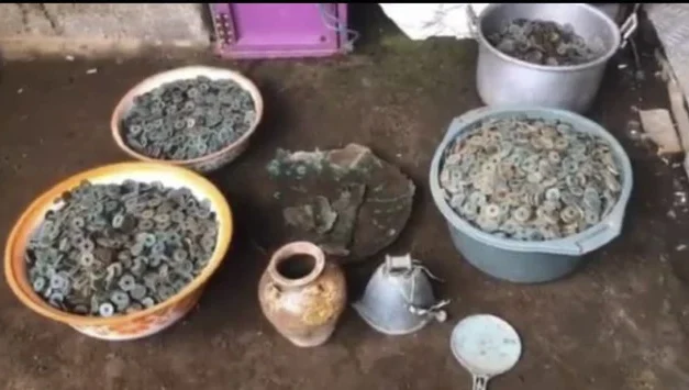 Heboh! Ribuan Uang Kepeng dan Artefak Kuno Ditemukan di Lahan Warga Pasuruan