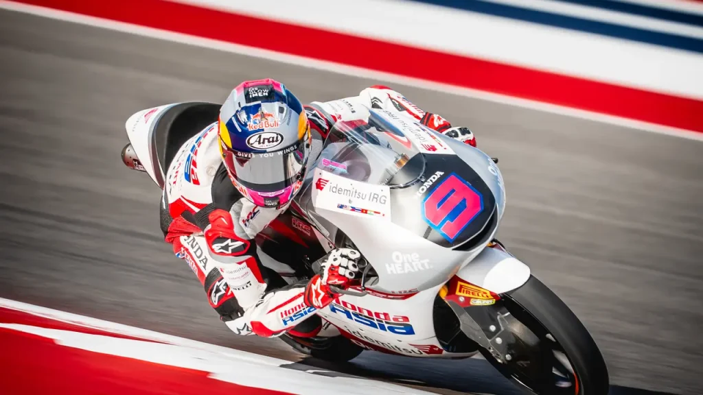 Veda Ega Pratama finis P9 pada balapan Moto3 Inggris 2026 di Sirkuit Silverstone.