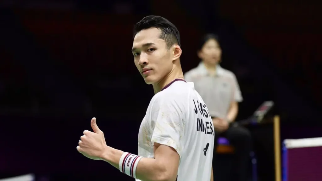 Jonatan Christie menempati peringkat satu tunggal putra dunia BWF