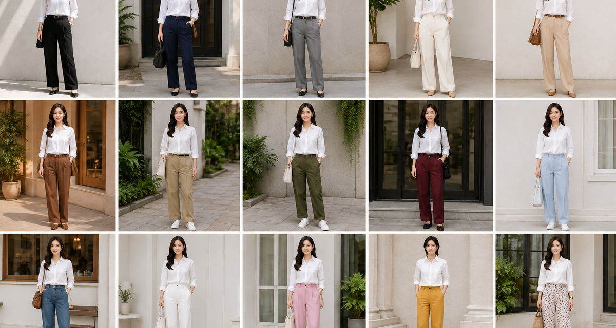 Baju Putih Cocok dengan Celana Warna Apa? Ini Inspirasi Kombinasi Fashion yang Stylish