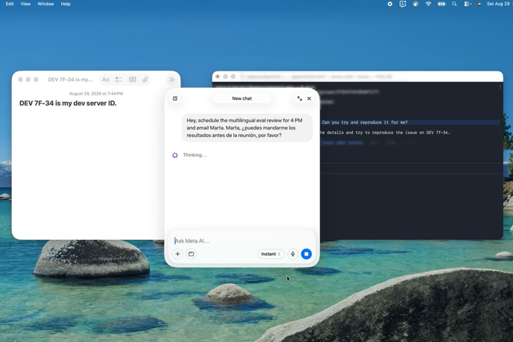 Muse Voice Transcribe Meta untuk transkripsi suara real-time berbasis AI